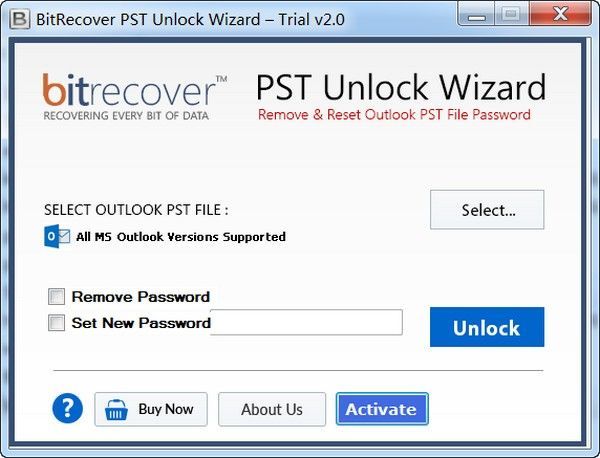 PST文件密码解锁工具