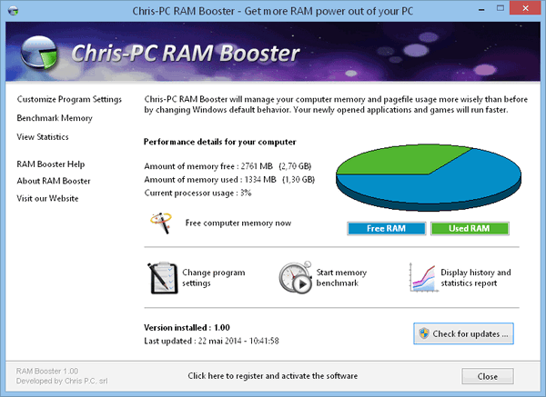 Chris-PC RAM Booster免费版